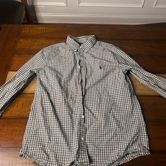 Polo Ralph Lauren Shirt Women’s XL Black Button Down - Picture 3 of 8